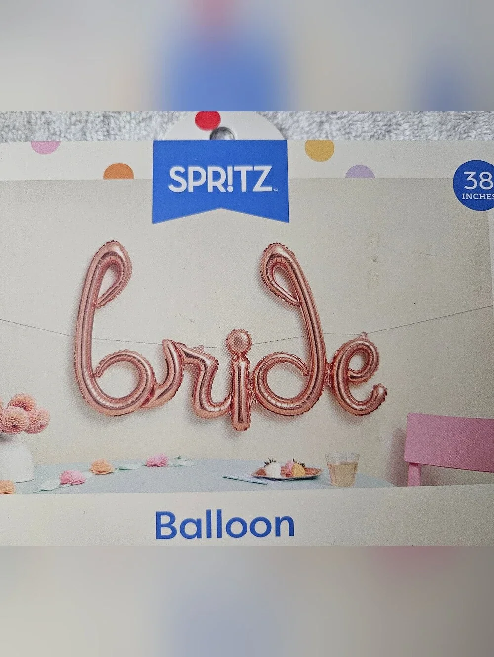 Spritz BRIDE Balloon Banner Kit 38